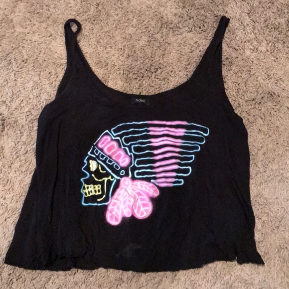Neon Indian headdress crop top - Picture 1 of 1